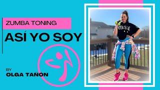 Asi Yo Soy | Zumba®️ Toning | Music by Olga  Tañón | Zumba With Amie Choreo