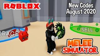 Roblox Melee Simulator New Codes August 2020