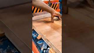 See how wood is cut on a radial machine #wood #woodworkingmachinery #sawing#wood