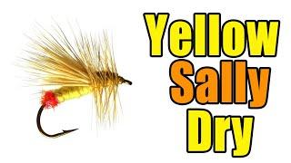 Yellow Sally Dry Fly Tying