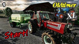 LS22 Oldtimer XL #1 - Wir starten! Wo ist der Praktikant? - Story Let's Play