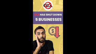 Ola has Shut Down it’s 5 Businesses #shorts