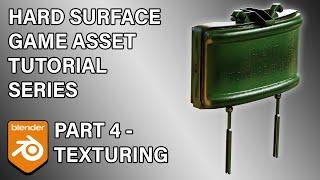 Hard Surface Game Asset Tutorial pt 4 Texturing