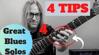 4 Tips to Great Blues Solos | Steve Stine Guitar Lesson