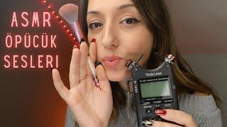 ASMR  Öpücüklerle Uyku Zamanı (TASCAM) Türkçe ASMR