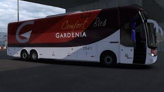 simulador de onibus  realista BELO HORIZONTE X CAMPINAS GARDENIA G6 1200 MAPA EAA MOD BUS