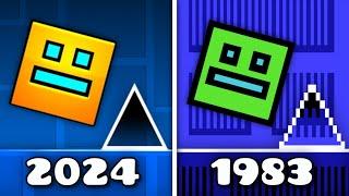 JOGUEI a versão MAIS ANTIGA do Geometry Dash!