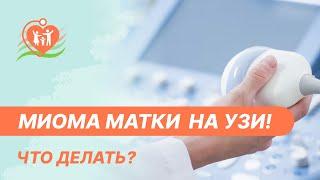   Что делать, если на УЗИ выявили миому матки?