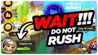 Idle Heroes - WAIT!!! Do NOT Rush the Newbie Growth Plan!!!