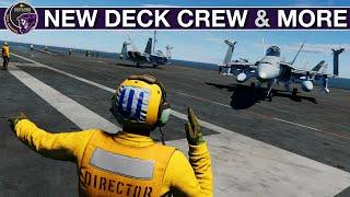 NEW: Carrier Taxi Deck Crew, Multi-select, Improved Fog & Dust | DCS