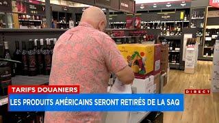 Représailles aux tarifs de Trump: les produits américains seront retirés de la SAQ