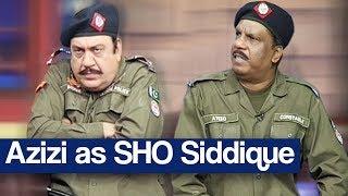 Hasb e Haal 19 January 2018 - Azizi as SHO Siddique - حسب حال - Dunya News