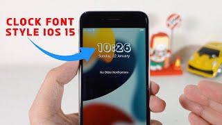 Get iOS 16 Clock Style on Older iPhone iOS 15