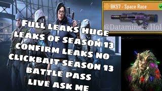 Call of Duty mobile S13 huge leaks live season 13 battle pass character