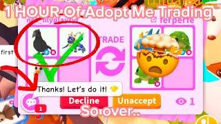 ⭐️1 HOUR of ADOPT ME TRADING!⭐️ High Tier TRADING! Growing My Inventory! Adopt me Roblox!