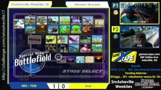 SW18 Winners' R1 - NEG | TS3D (Jigglypuff) vs Foot (Samus)