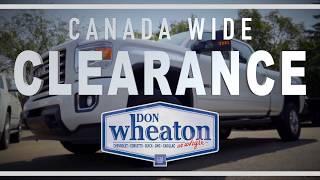 August Canada Wide Clearance Event | Don Wheaton Chevrolet Buick GMC Cadillac