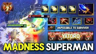 MADNESS SUPERMAN CARRY By Yatoro Sven Aghs Scepter Item Build Brutal Sword Swings Delete All DotA 2