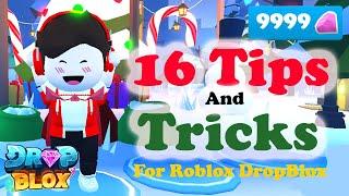 16 Tips & Tricks For DropBlox!! | *FREE WINS*