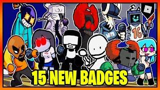 How to get ALL 15 NEW BADGES +  FNF SKINS/MORPHS in TREVOR CREATURES KILLER 2 || Roblox