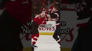 USA vs Canada - EXTREME Hockey Fight