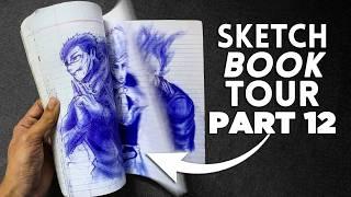 SKETCHBOOK TOUR Part 12(Just Laugh At my Drawings)