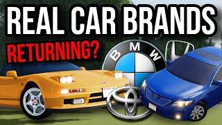 REAL CAR BRANDS COULD BE RETURNING? (Greenville Roblox)