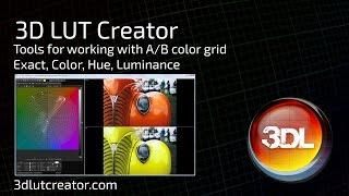 Tools for working with the A/B color grid in 3D LUT Creator