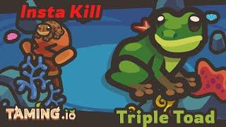 Taming.io Triple Toad Insta Kill So Quick - OP