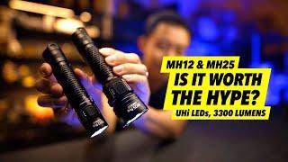 Is It Worth the Hype? Nitecore MH12 PRO and MH25 PRO (3300 LUMENS)