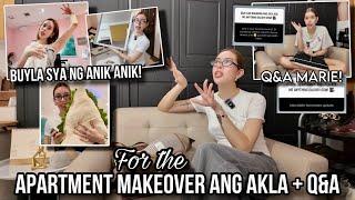 APARTMENT MAKEOVER + Q&A VLOG ANG MISIS! ||VLOG#212 janalarman