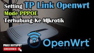 SETTING TPLINK OPENWRT MODE PPPOE