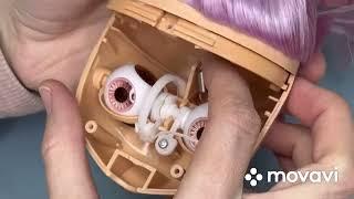 Как разобрать голову куклы Blythe