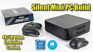 Silent Mini ITX PC 4K PC Build - 4K Video, Emulation, Gaming - ASRock J5040 ITX