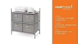 5021 neatfreak Stackable 4 Drawer Storage Organizer assembly instructions