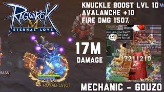 MECHANIC - 17 M PUNCH DAMAGE?!! (AVALANCHE WEAPON + BREAKTHROUGH) - RAGNAROK MOBILE