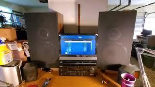 Yamaha natural sound AV receiver HTR-5840, Panasonic Bluray/CD/DVD and 1970s Fisher 3-way speakers