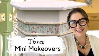 3 Mini Makeovers That Will Teach You 20 Flipping Skills | Fun and Inspiring Intro To Furniture Flips