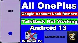 All OnePlus+ Latest Secuirty FRP Bypass Android 11,12,13 100% Working Method By GsmSKMaster