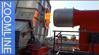 Coal and Oil Dual Use Asphalt Plant Burner Working in India