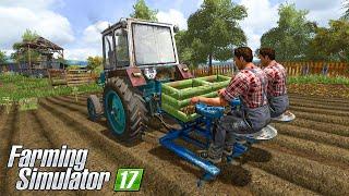 ПОМОГ БАБУШКЕ ПОСАДИТЬ КАРТОШКУ! СЛОМАЛСЯ ТРАКТОР! FARMING SIMULATOR 17