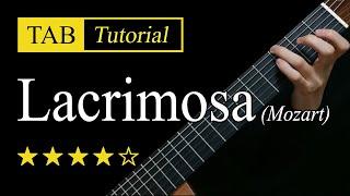 Lacrimosa (Requiem K.626) - Guitar Lesson + TAB