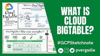 What is Cloud Bigtable? #GCPSketchnote