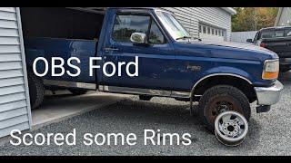 Scored some Rims for the OBS Ford. Best find on FB Marketplace.