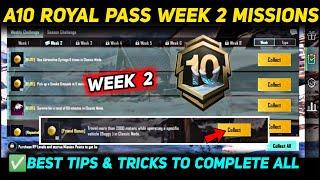 A10 WEEK 2 MISSION  PUBG WEEK 2 MISSION EXPLAINED A10 ROYAL PASS WEEK 2 MISSION C7S21 RP MISSIONS