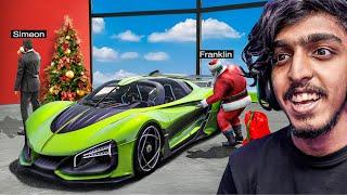 GTA 5 : SANTA CLAUS Stole All the SUPERCARS.!!