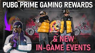 New PUBG Twitch Prime Gaming Loot and Log-in Events!