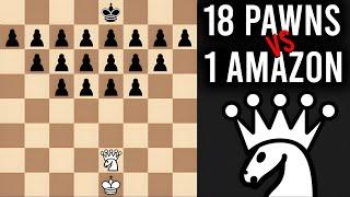 Can the WORLD'S MOST POWERFUL PIECE defeat 18 pawns? Fairy Chess Part 6