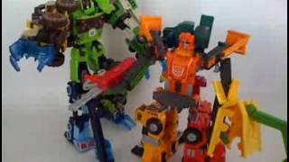 Transformers War for Cybertron unlockable Devastator Landfill .mov