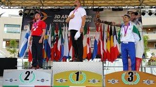 Vitalii Parashchenko (RUS), 2d place and silver medal at 3D Archery World Championship 2015